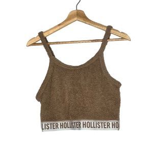 Hollister Lounge Fuzzy Crop Top